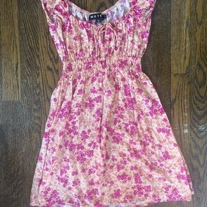 Motel floral mini dress